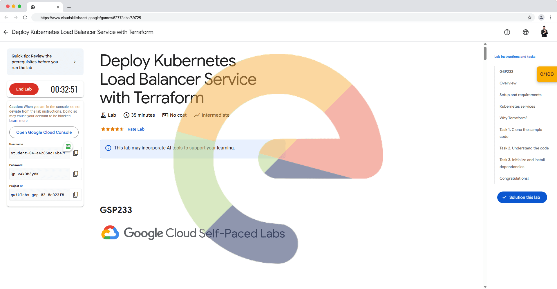 Deploy Kubernetes Load Balancer Service with Terraform - GSP233
