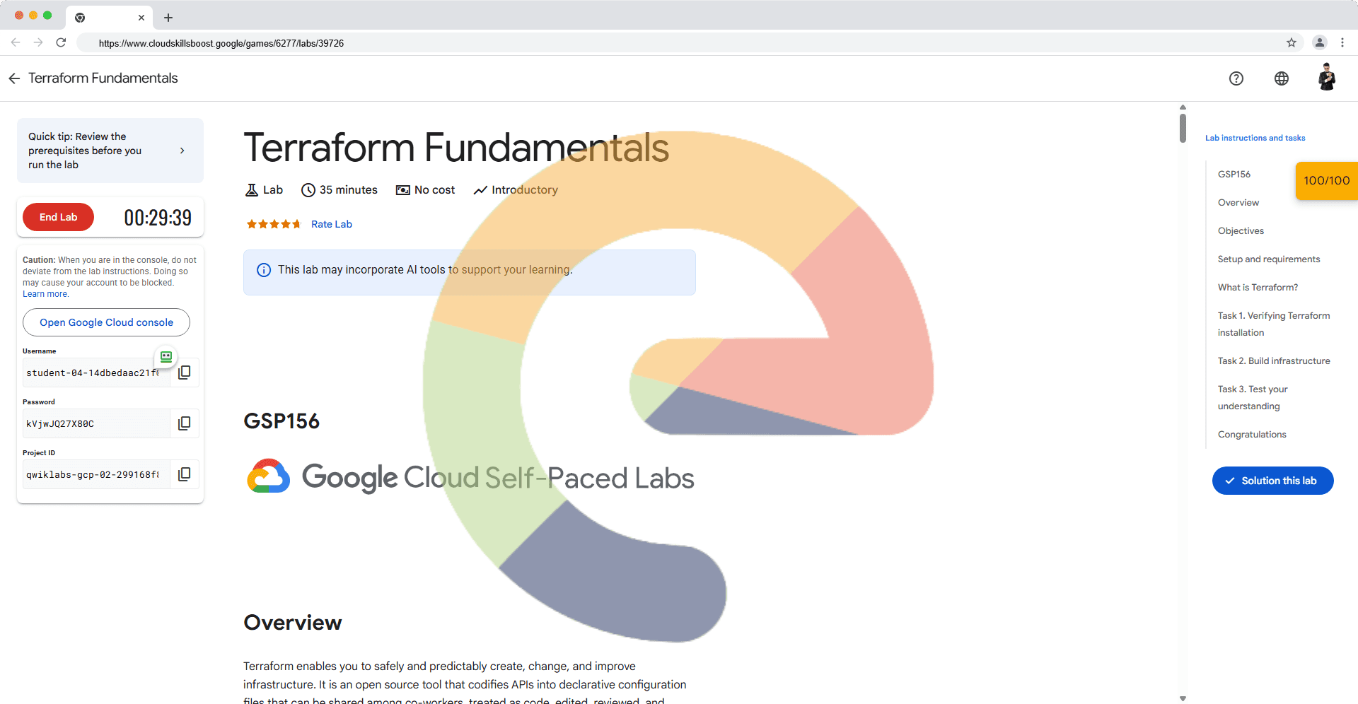 Terraform Fundamentals - GSP156