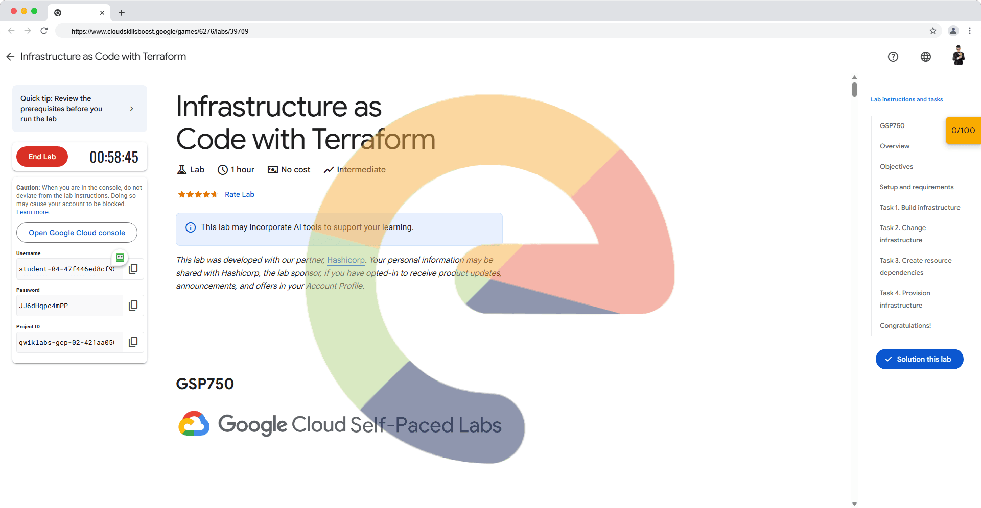 Infrastructure as Code with Terraform - GSP750