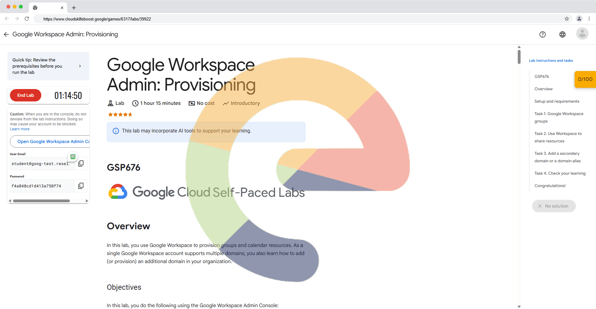 Google Workspace Admin: Provisioning - GSP676