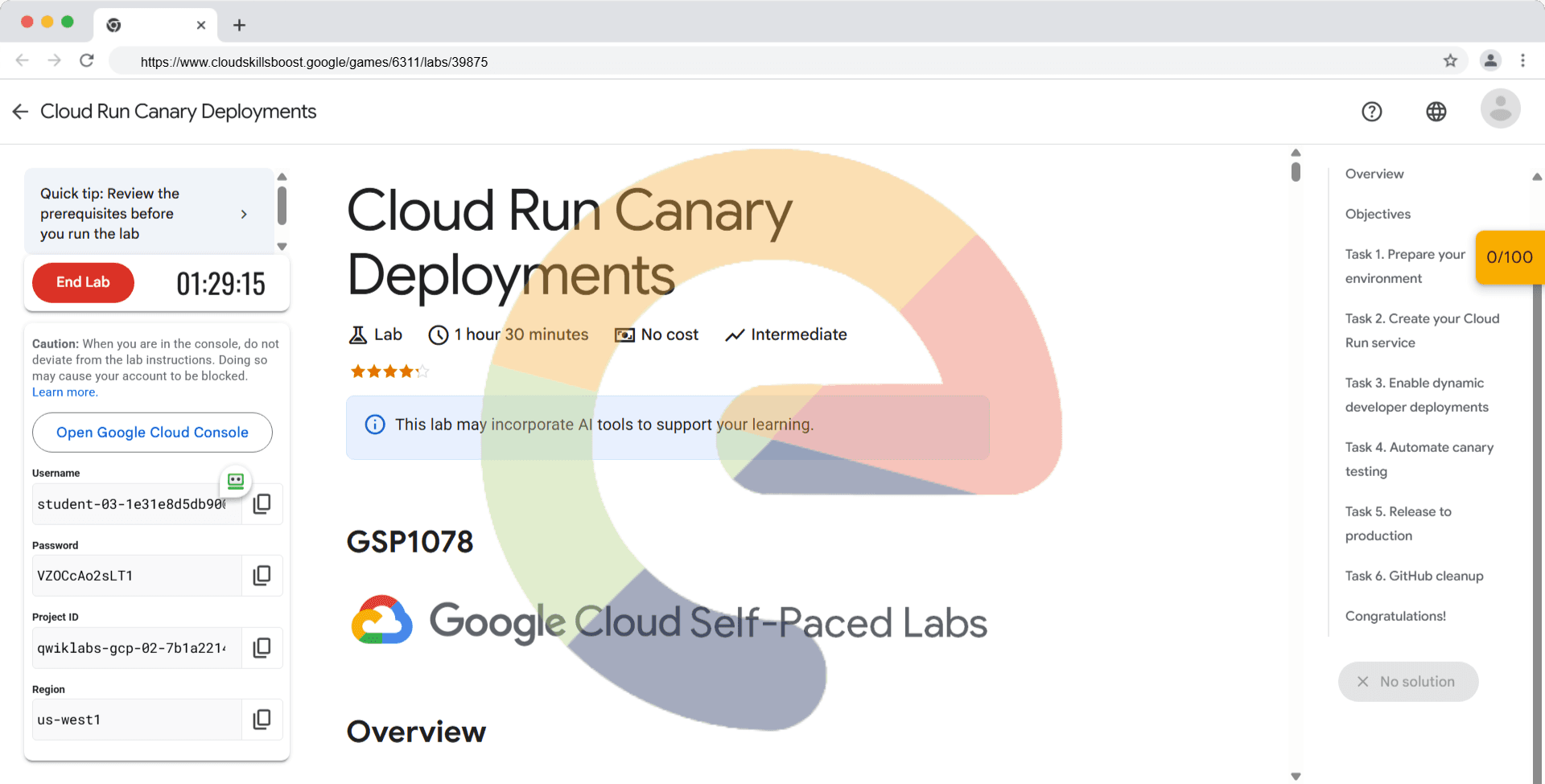 Cloud Run Canary Deployments - GSP1078