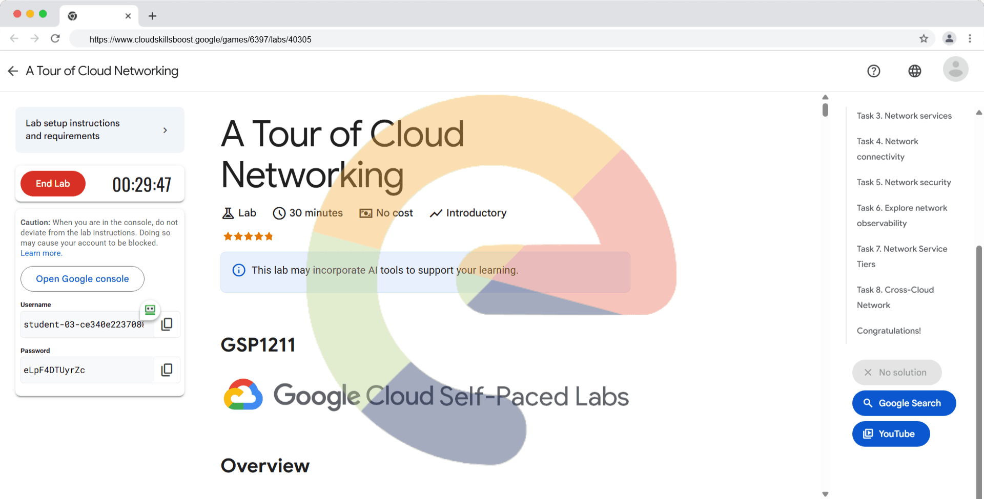 A Tour of Cloud Networking - GSP1211
