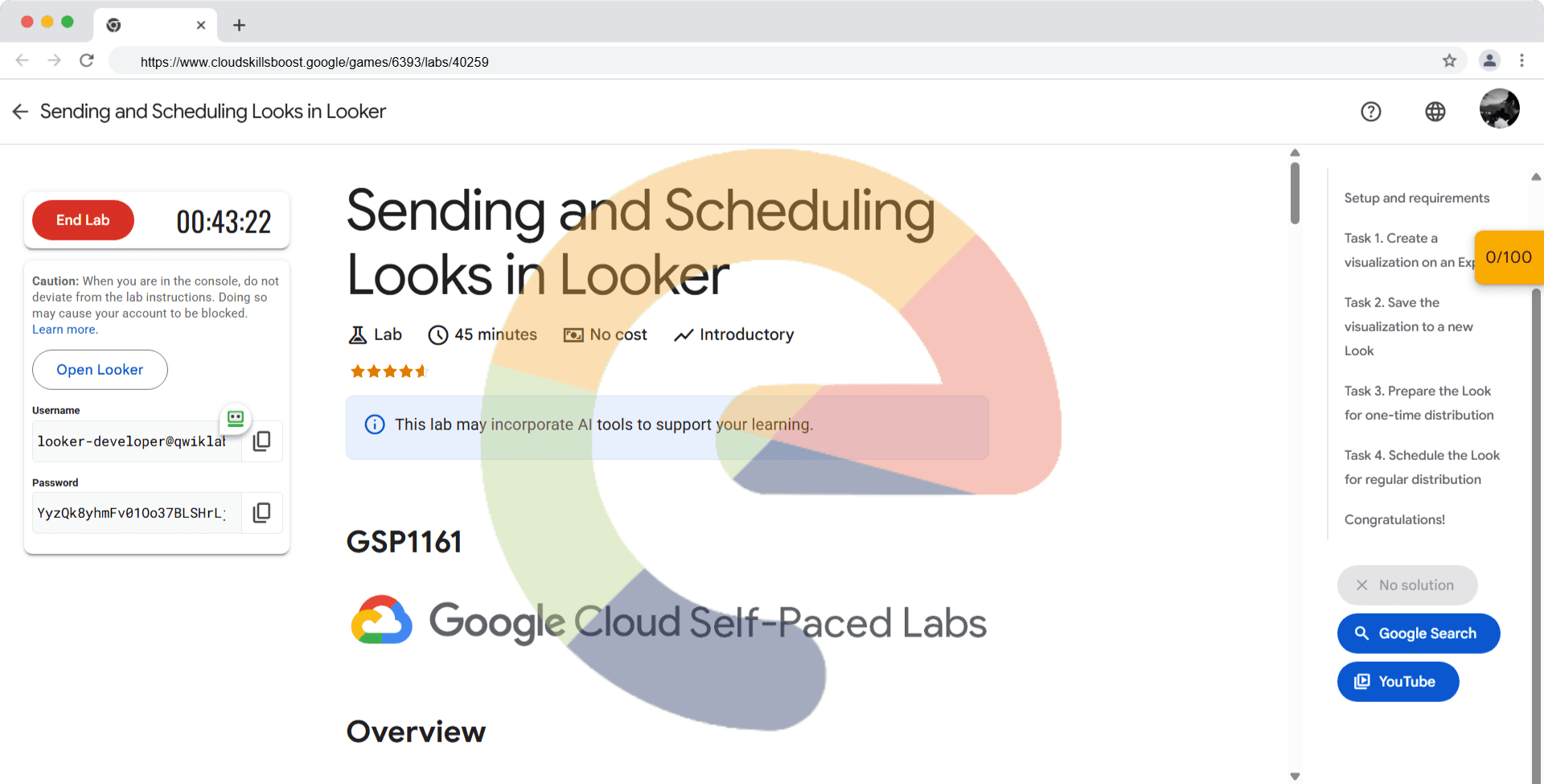 Sending and Scheduling Looks in Looker -GSP1161