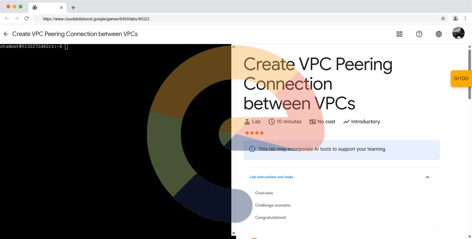 Create VPC Peering Connection between VPCs (Solution)