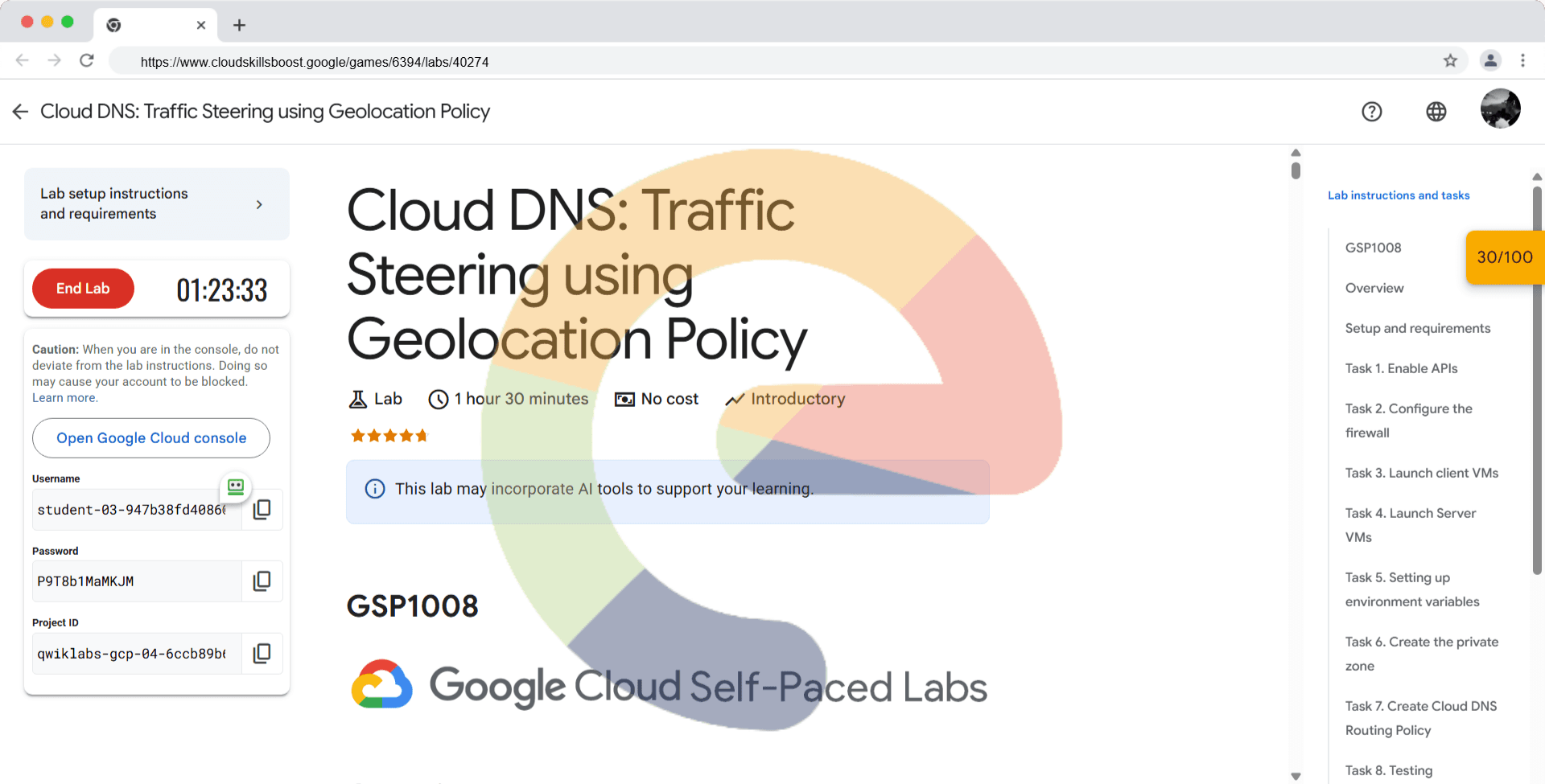 Cloud DNS: Traffic Steering using Geolocation Policy - GSP1008