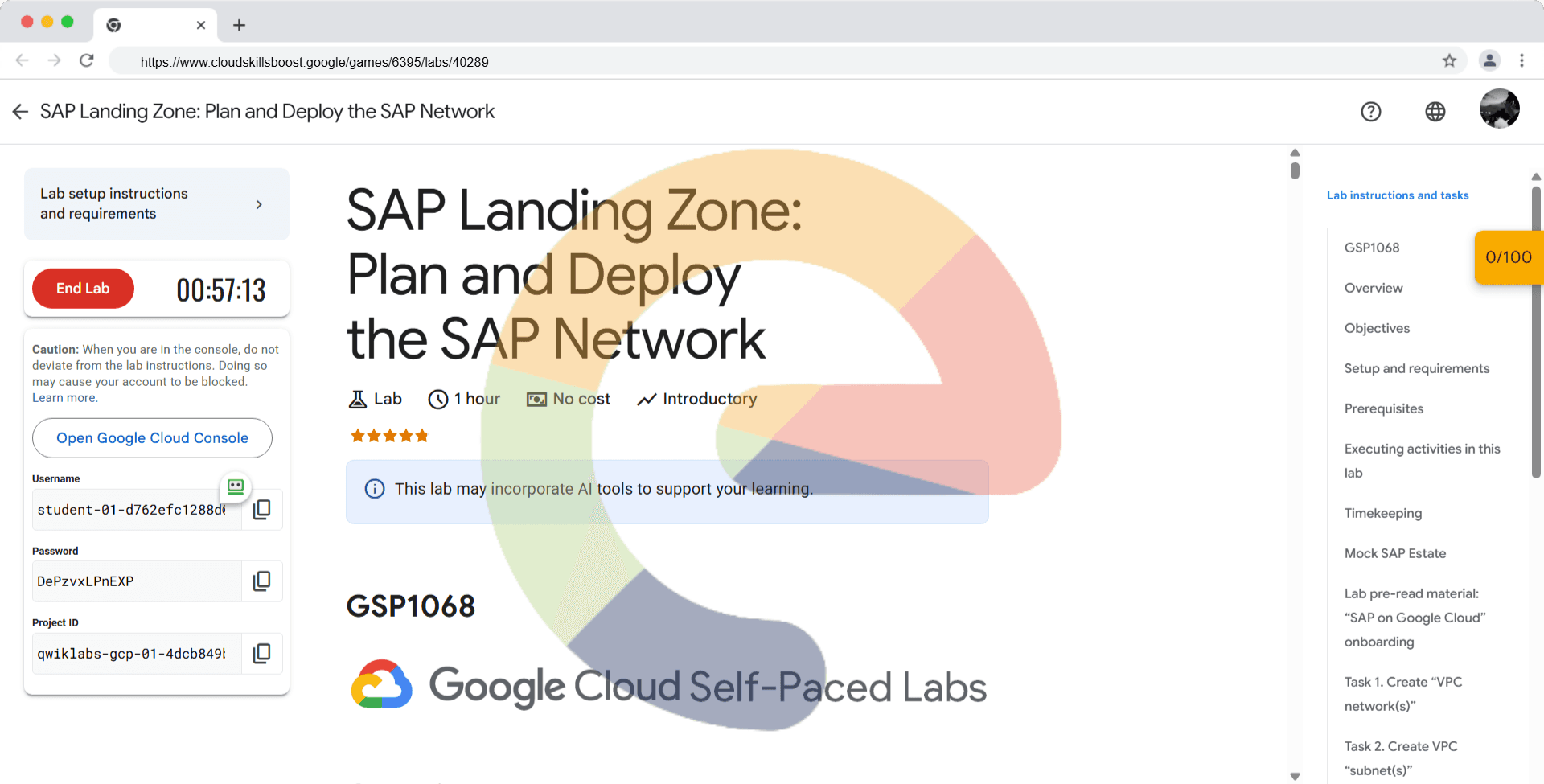 SAP Landing Zone: Plan and Deploy the SAP Network - GSP1068