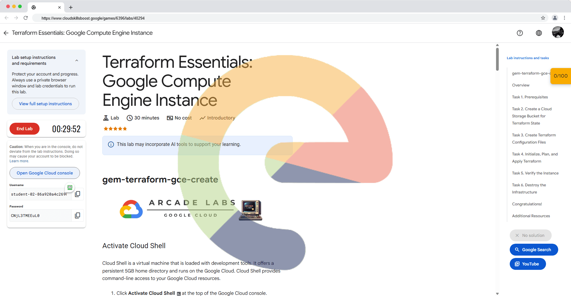 Terraform Essentials: Google Compute Engine Instance - gem-terraform-gce-create