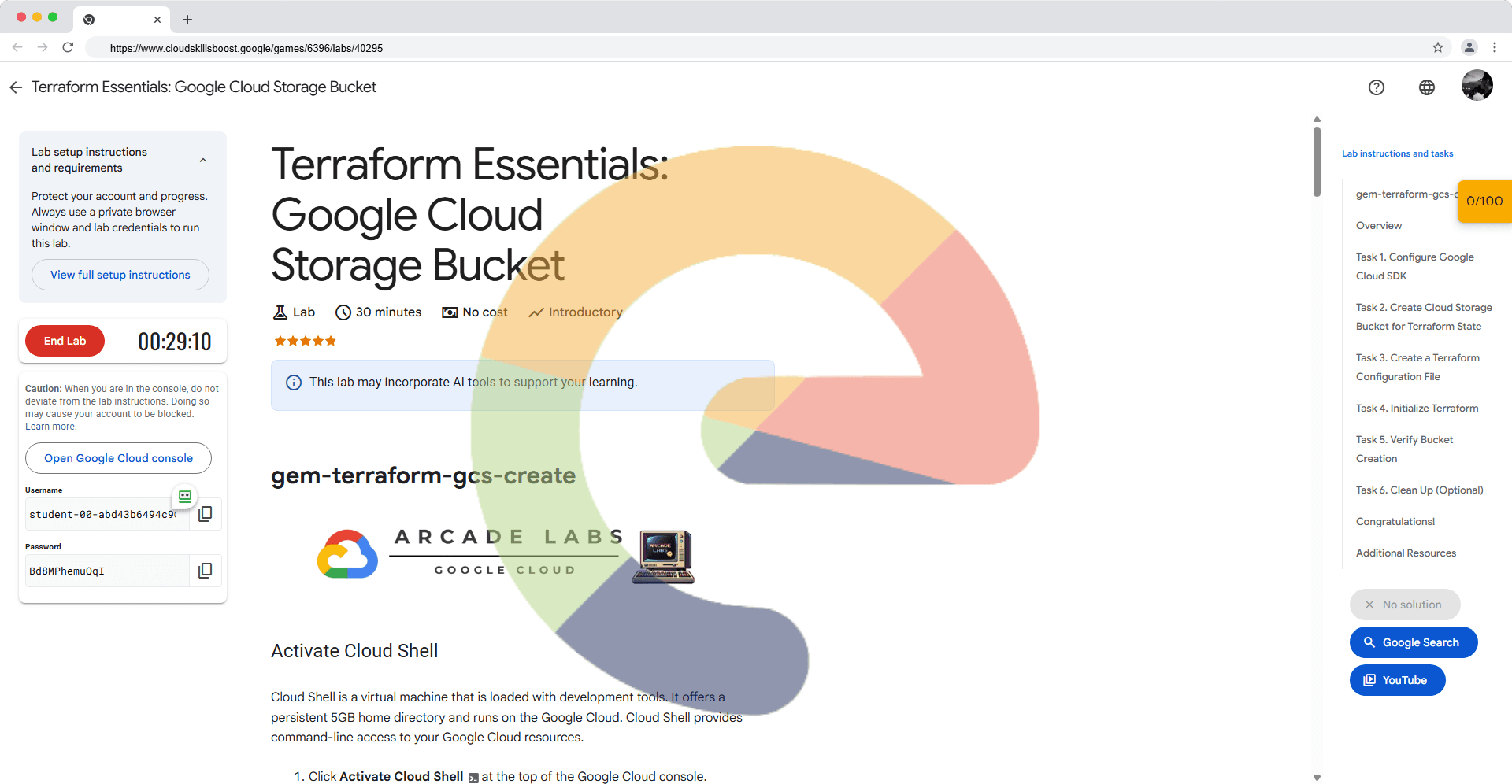 Terraform Essentials: Google Cloud Storage Bucket - gem-terraform-gcs-create