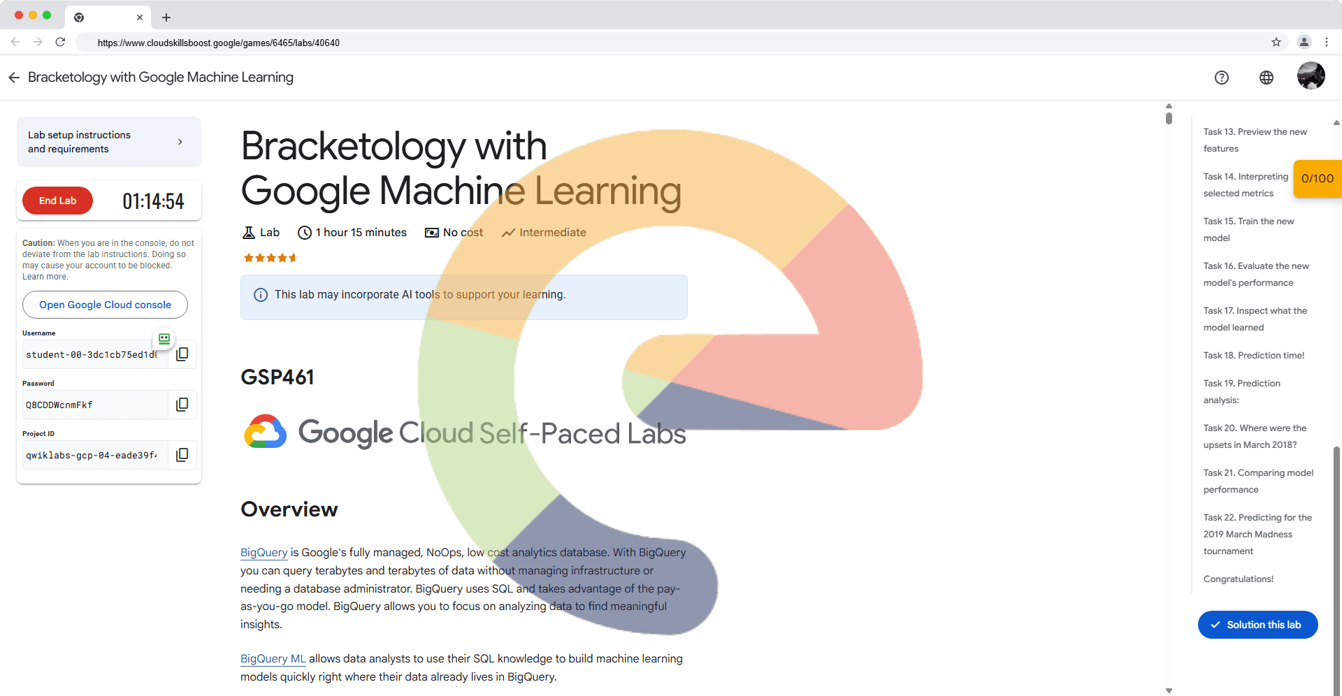 Bracketology with Google Machine Learning - GSP461