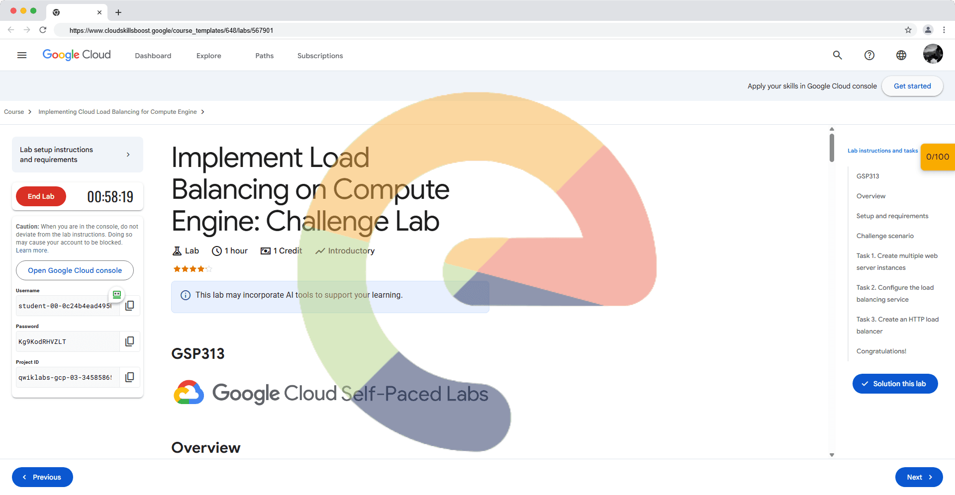 Implement Load Balancing on Compute Engine: Challenge Lab - GSP313