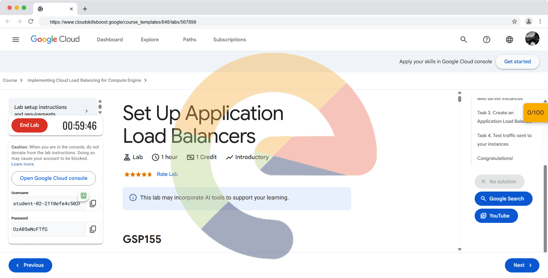Set Up Application Load Balancers - GSP155