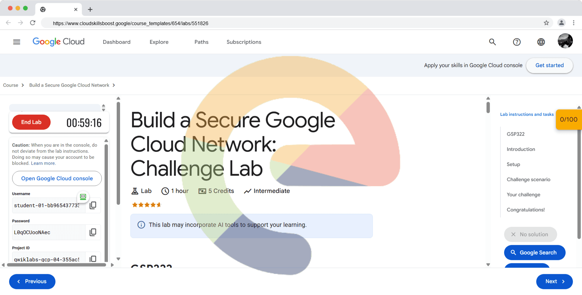 Build a Secure Google Cloud Network: Challenge Lab - GSP322