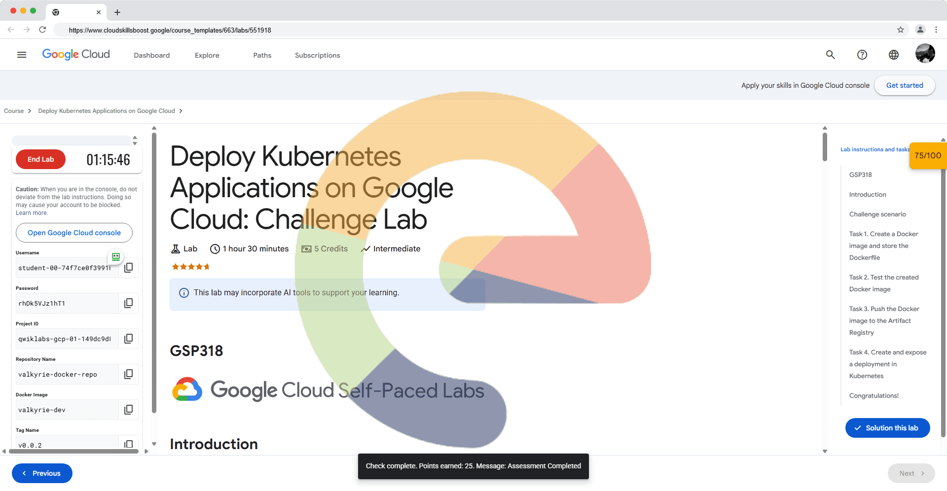 Deploy Kubernetes Applications on Google Cloud: Challenge Lab - GSP318