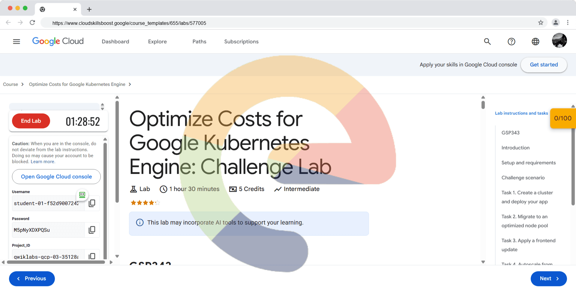 Optimize Costs for Google Kubernetes Engine: Challenge Lab - GSP343