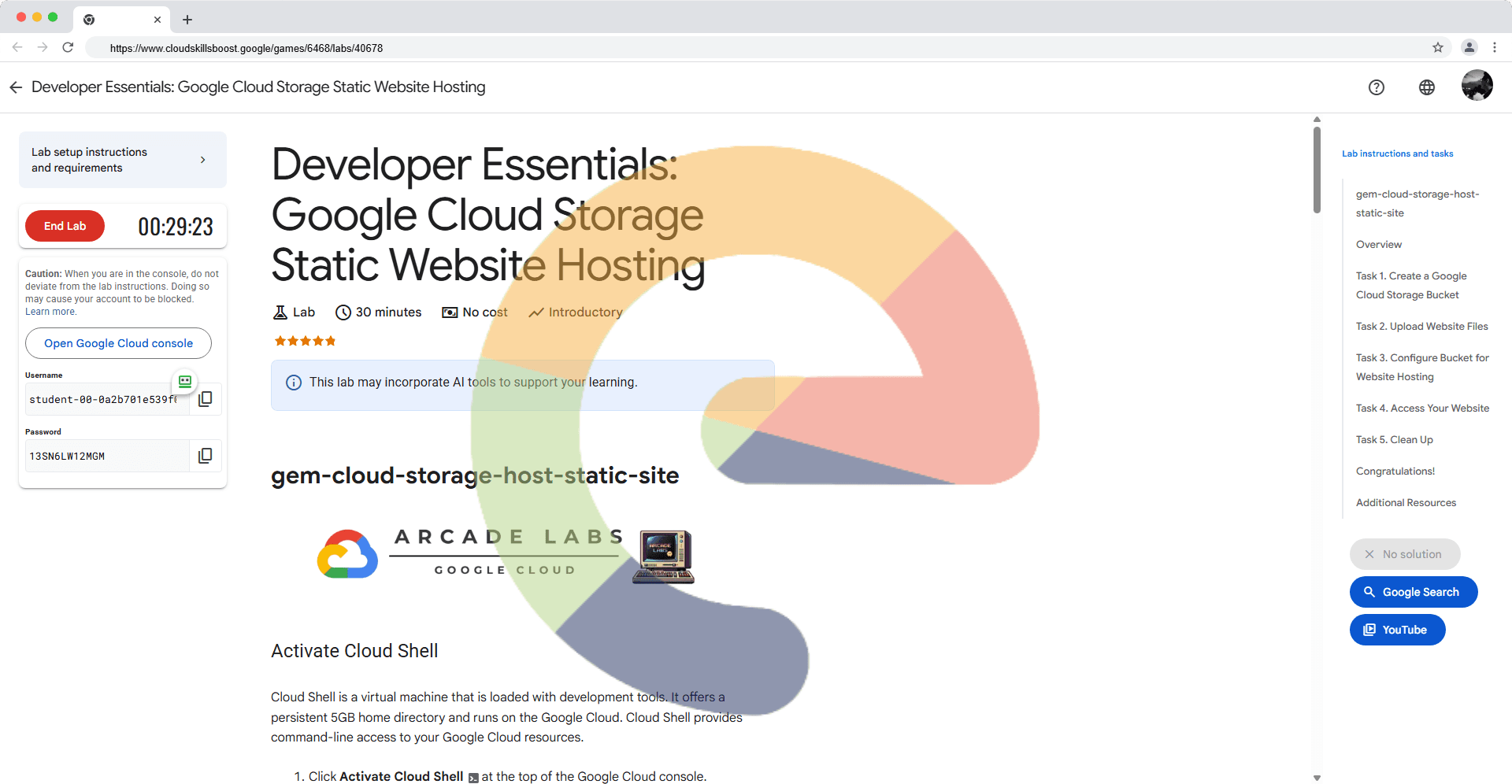 Developer Essentials: Google Cloud Storage Static Website Hosting - gem-cloud-storage-host-static-site