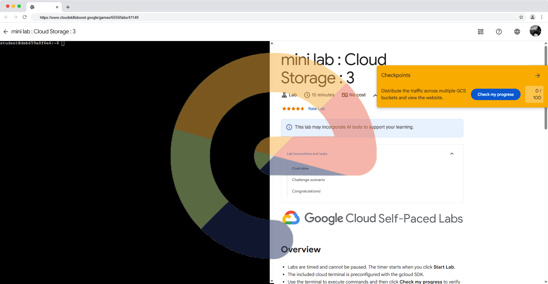 mini lab : Cloud Storage : 3 (Solution)