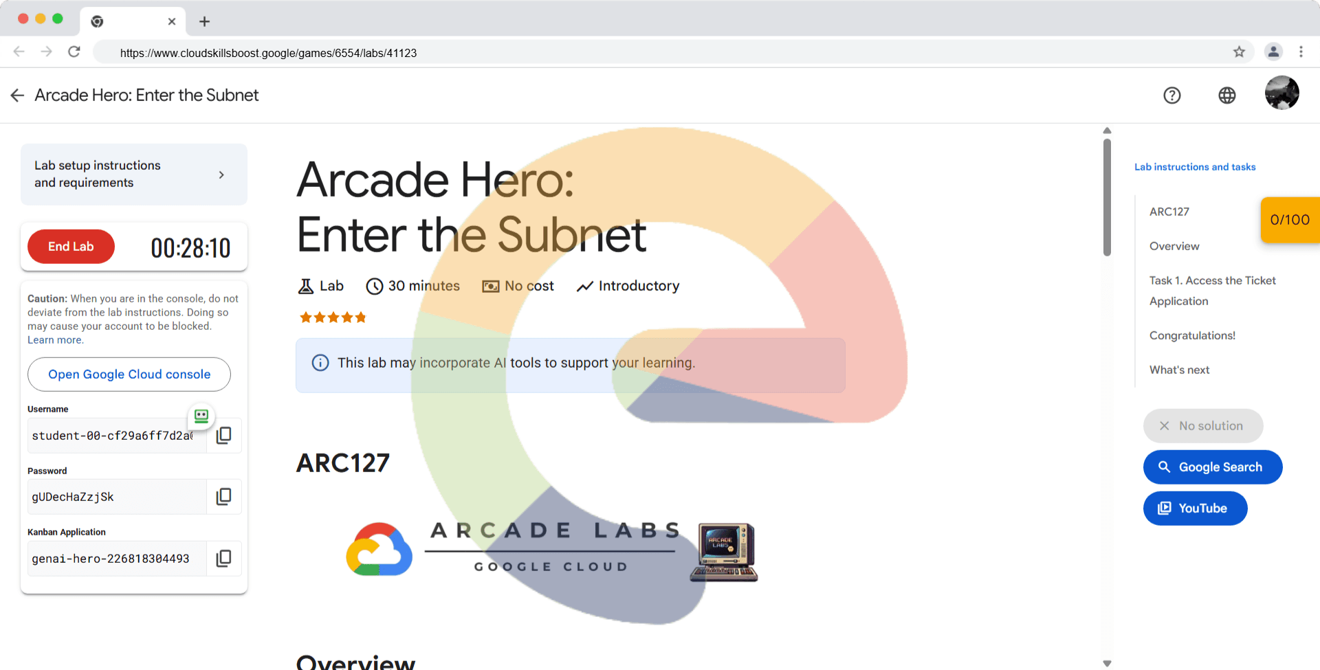 Arcade Hero: Enter the Subnet - ARC127