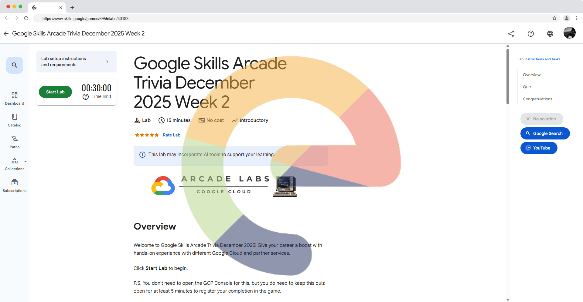 Google Skills Arcade Trivia December 2025 Week 2 (Solution)