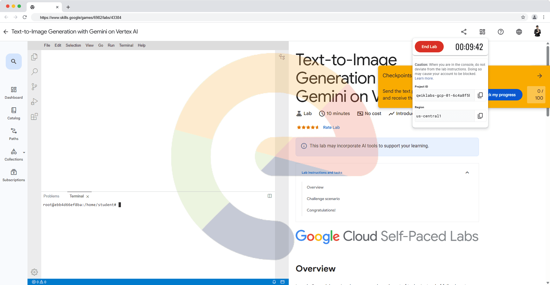 Text-to-Image Generation with Gemini on Vertex AI (Solution)