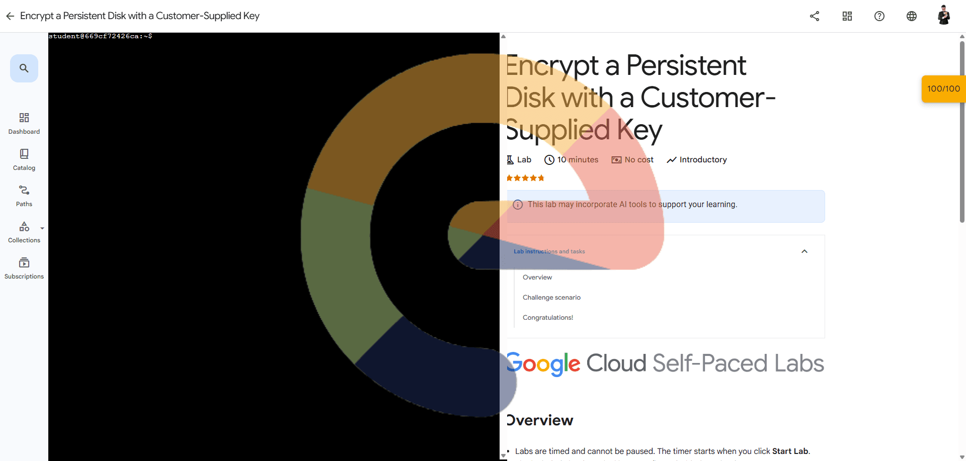 Encrypt a Persistent Disk with a Customer-Supplied Key (Solution)