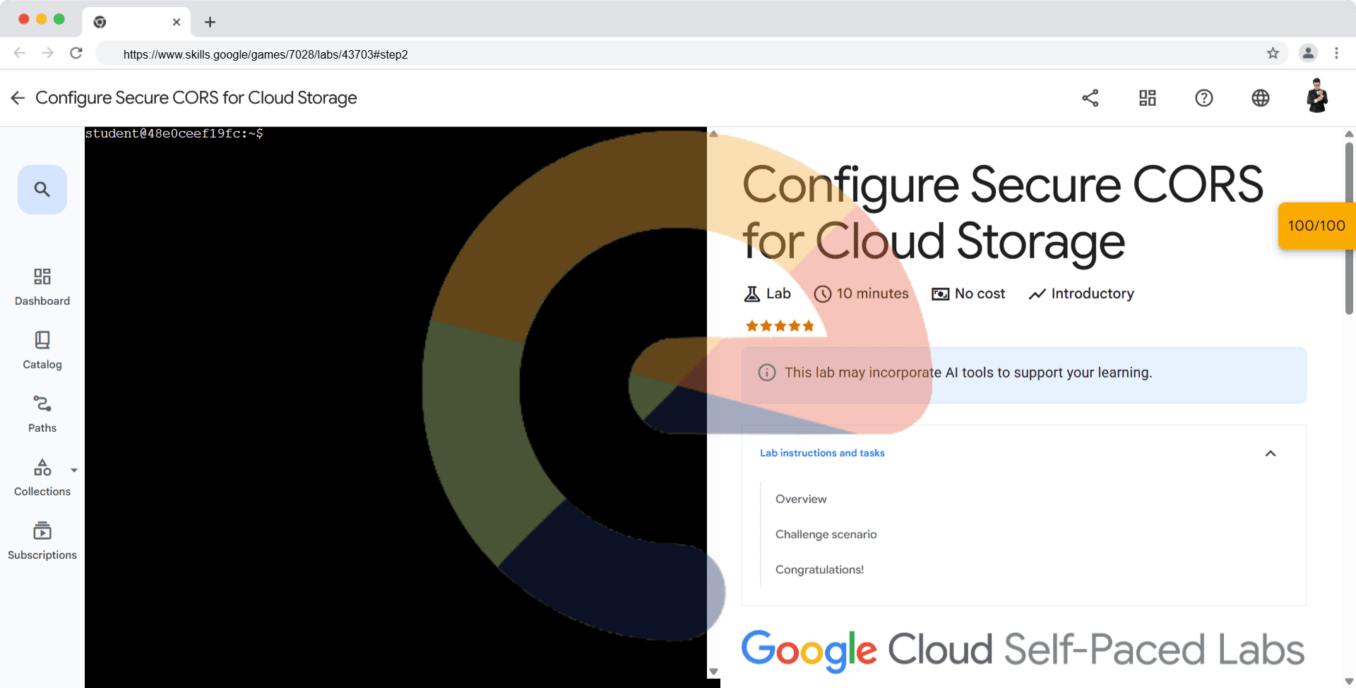 Configure Secure CORS for Cloud Storage (Solution)