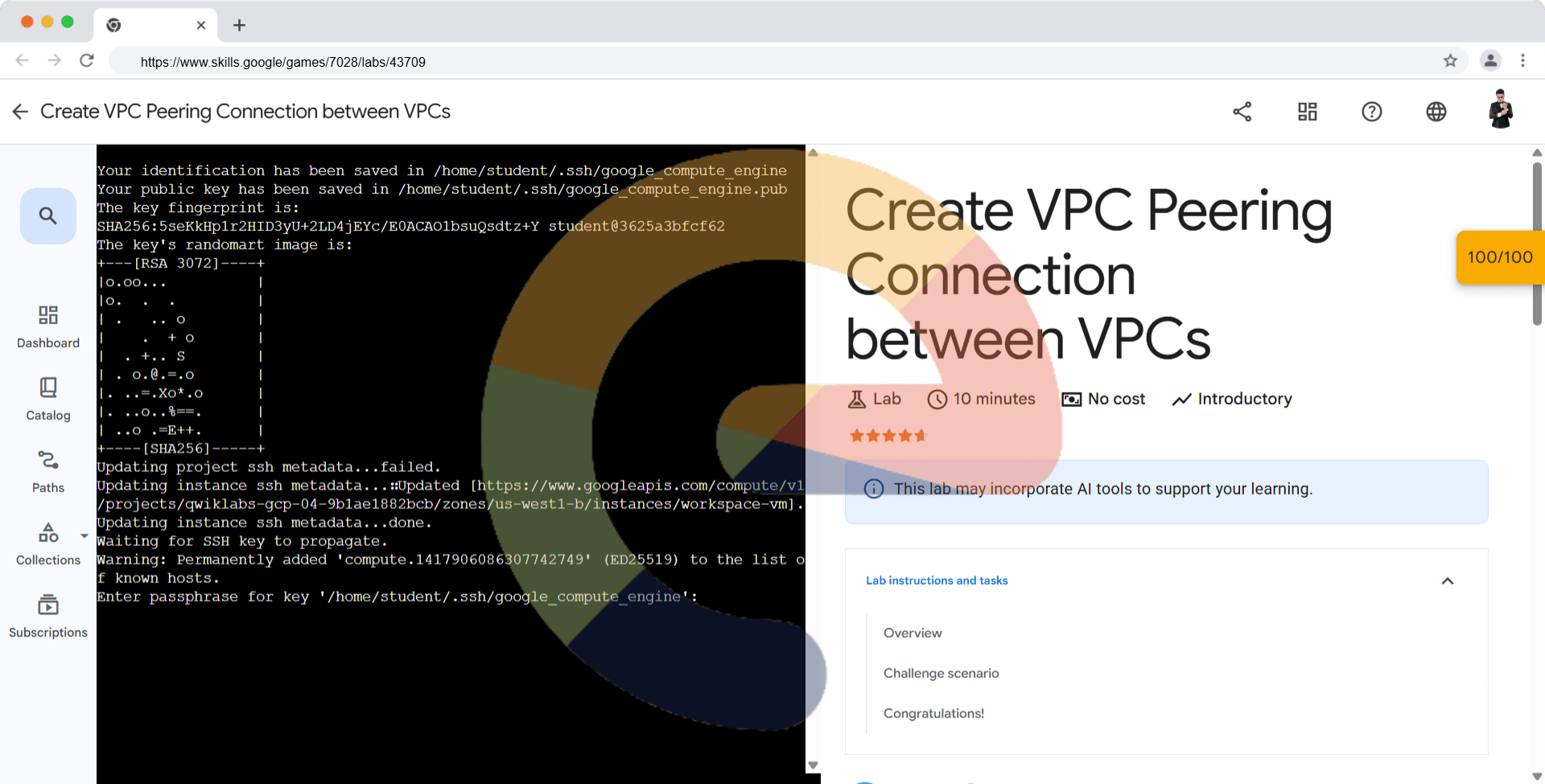 Create VPC Peering Connection between VPCs (Solution)