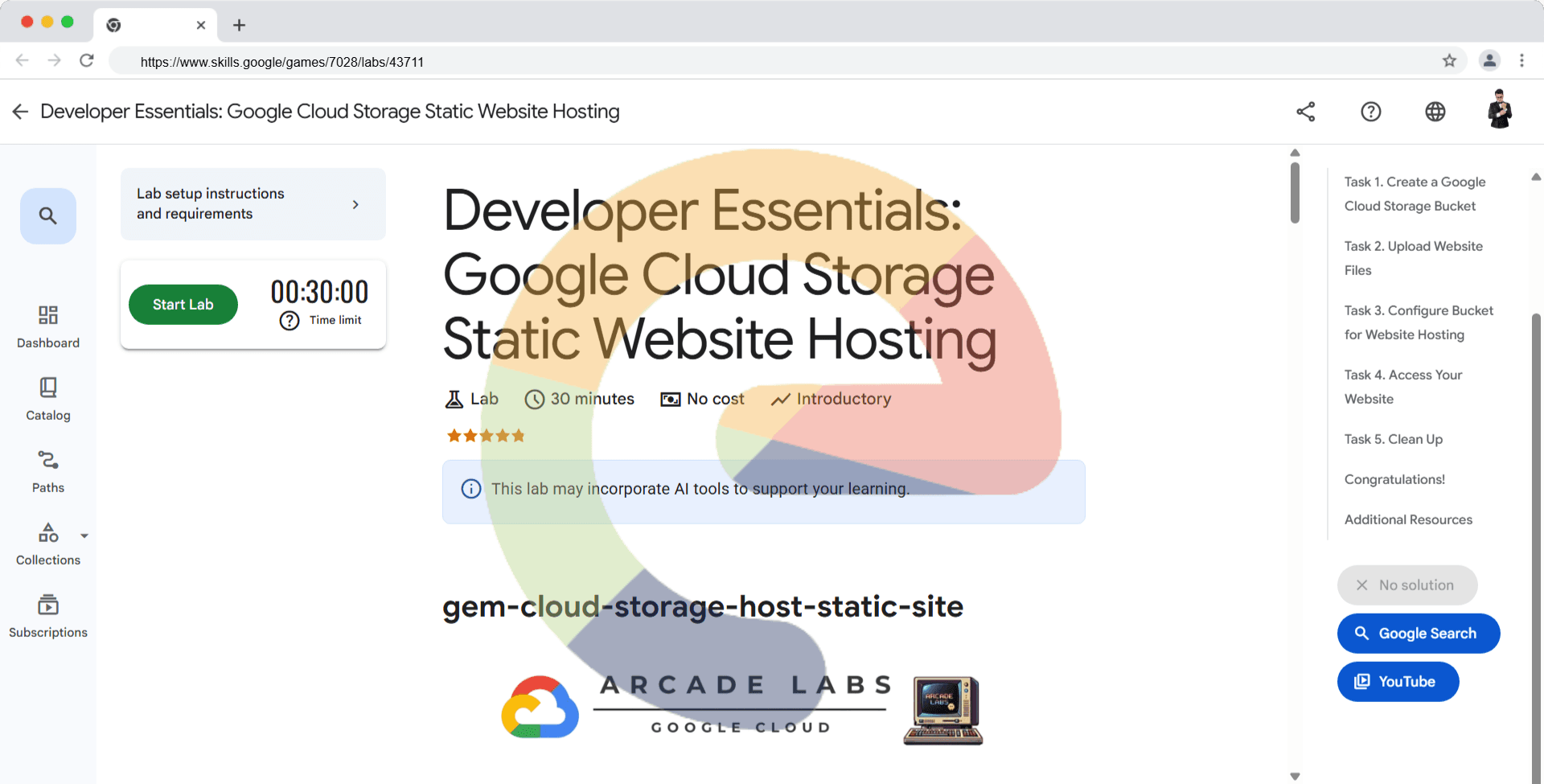 Developer Essentials: Google Cloud Storage Static Website Hosting - gem-cloud-storage-host-static-site