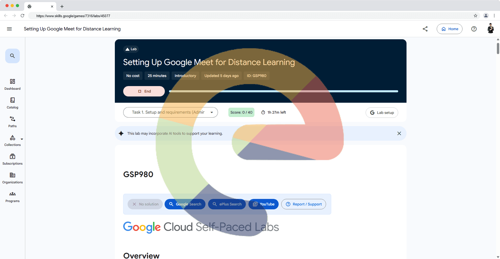 Setting Up Google Meet for Distance Learning - GSP980