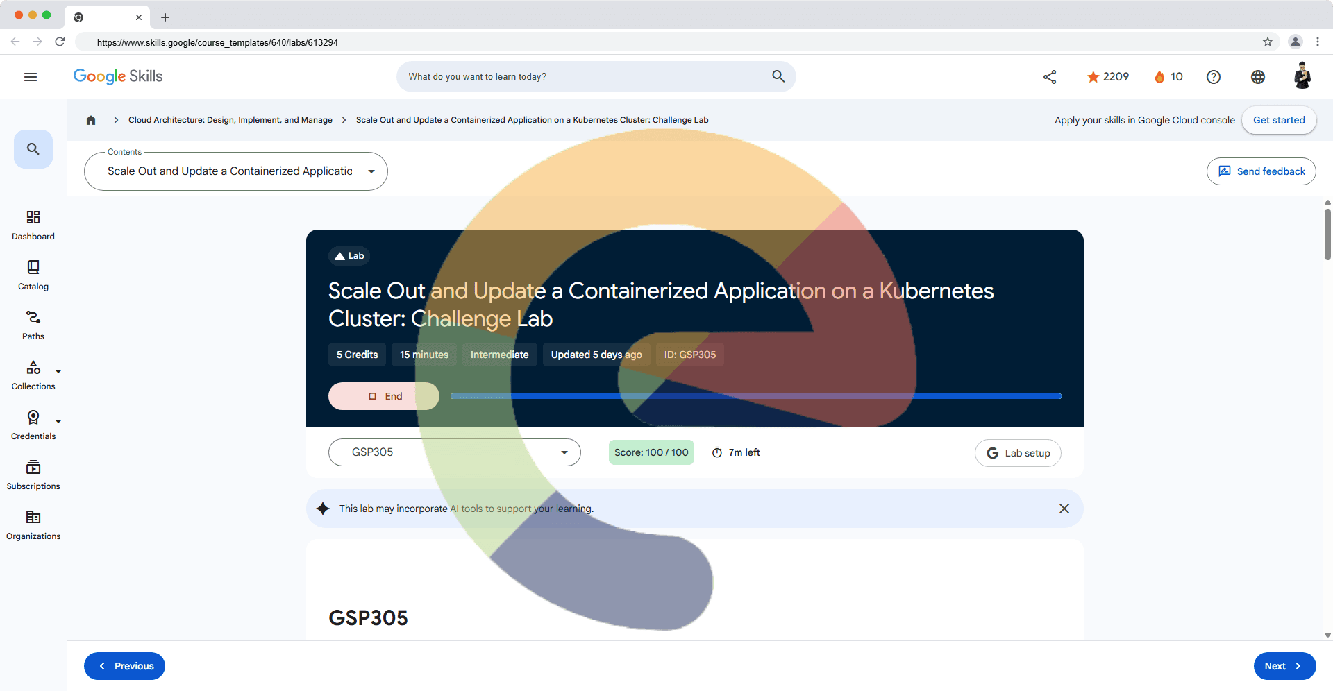 Scale Out and Update a Containerized Application on a Kubernetes Cluster: Challenge Lab - GSP305