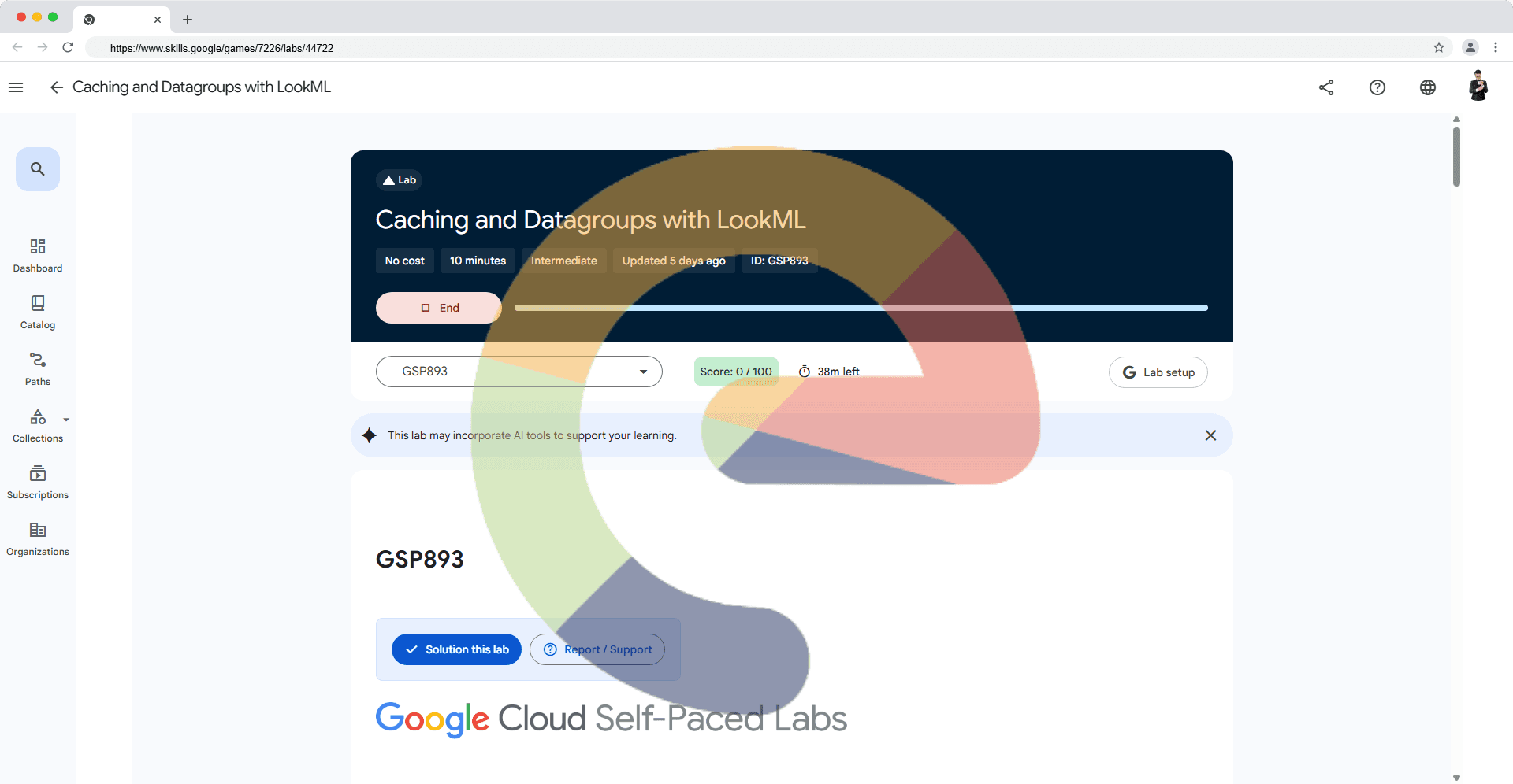 Caching and Datagroups with LookML - GSP893