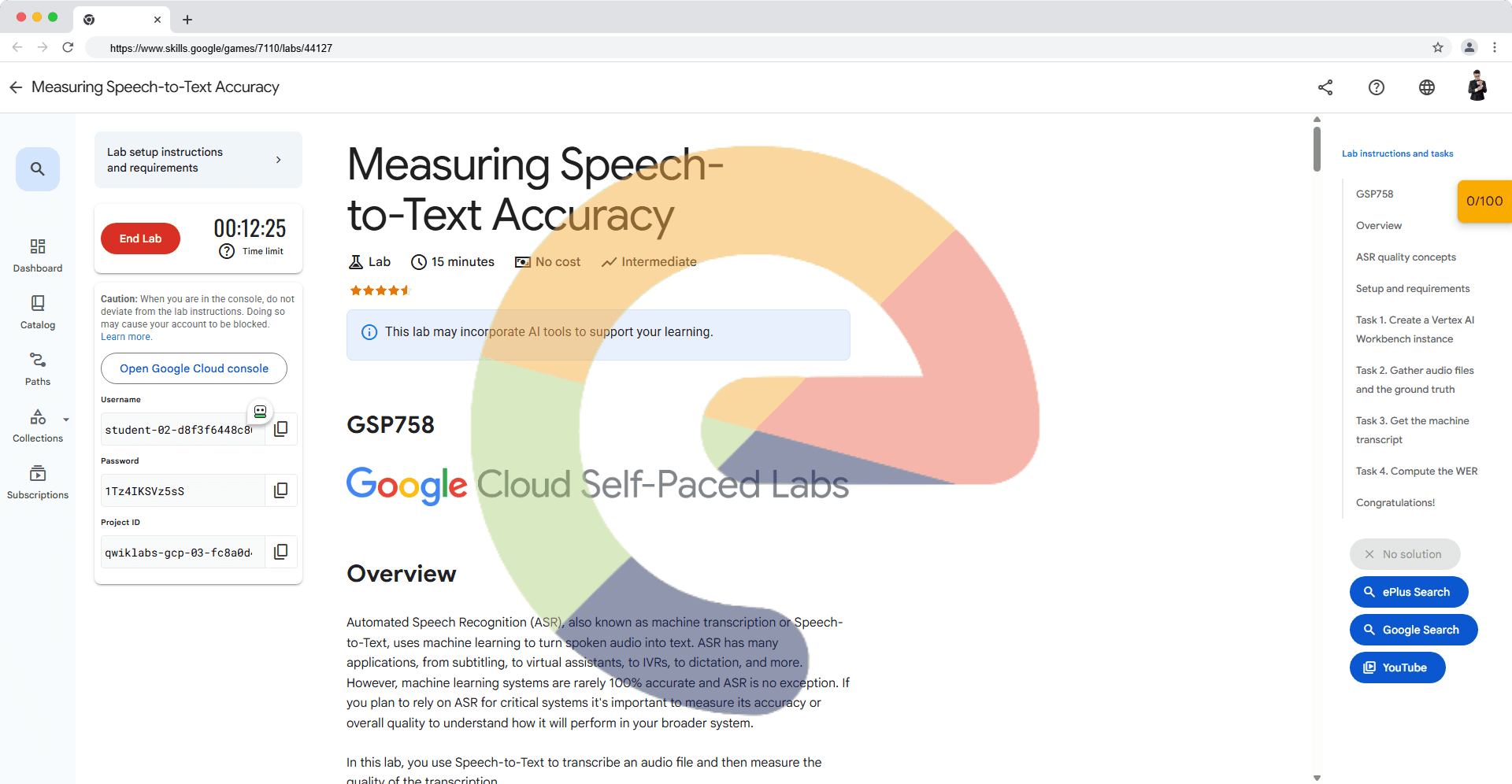 Measuring Speech-to-Text Accuracy - GSP758
