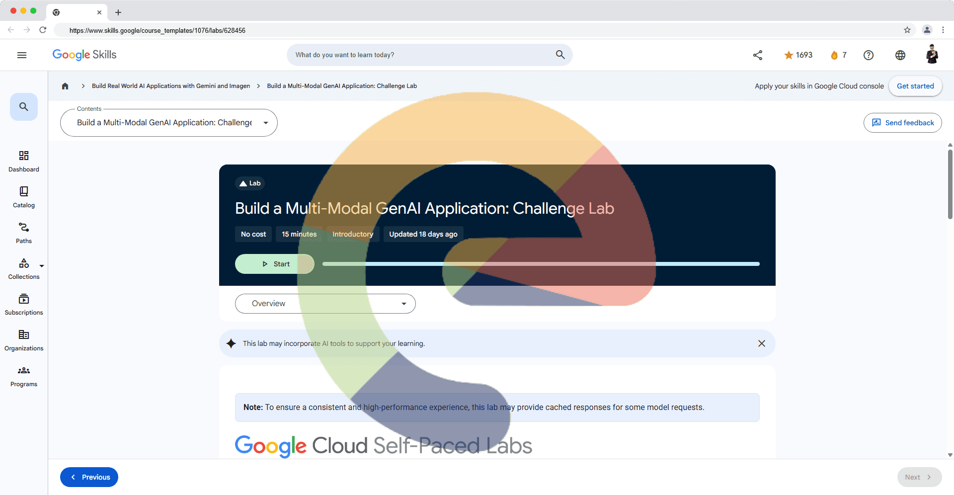 Build a Multi-Modal GenAI Application: Challenge Lab