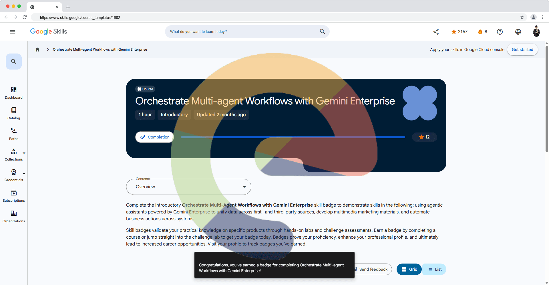 Orchestrate Multi-agent Workflows with Gemini Enterprise - Quiz