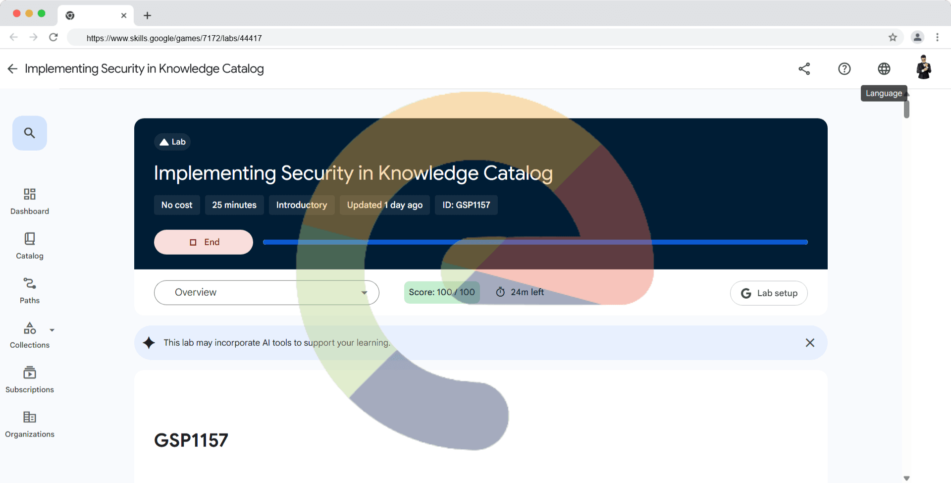 Implementing Security in Knowledge Catalog - GSP1157