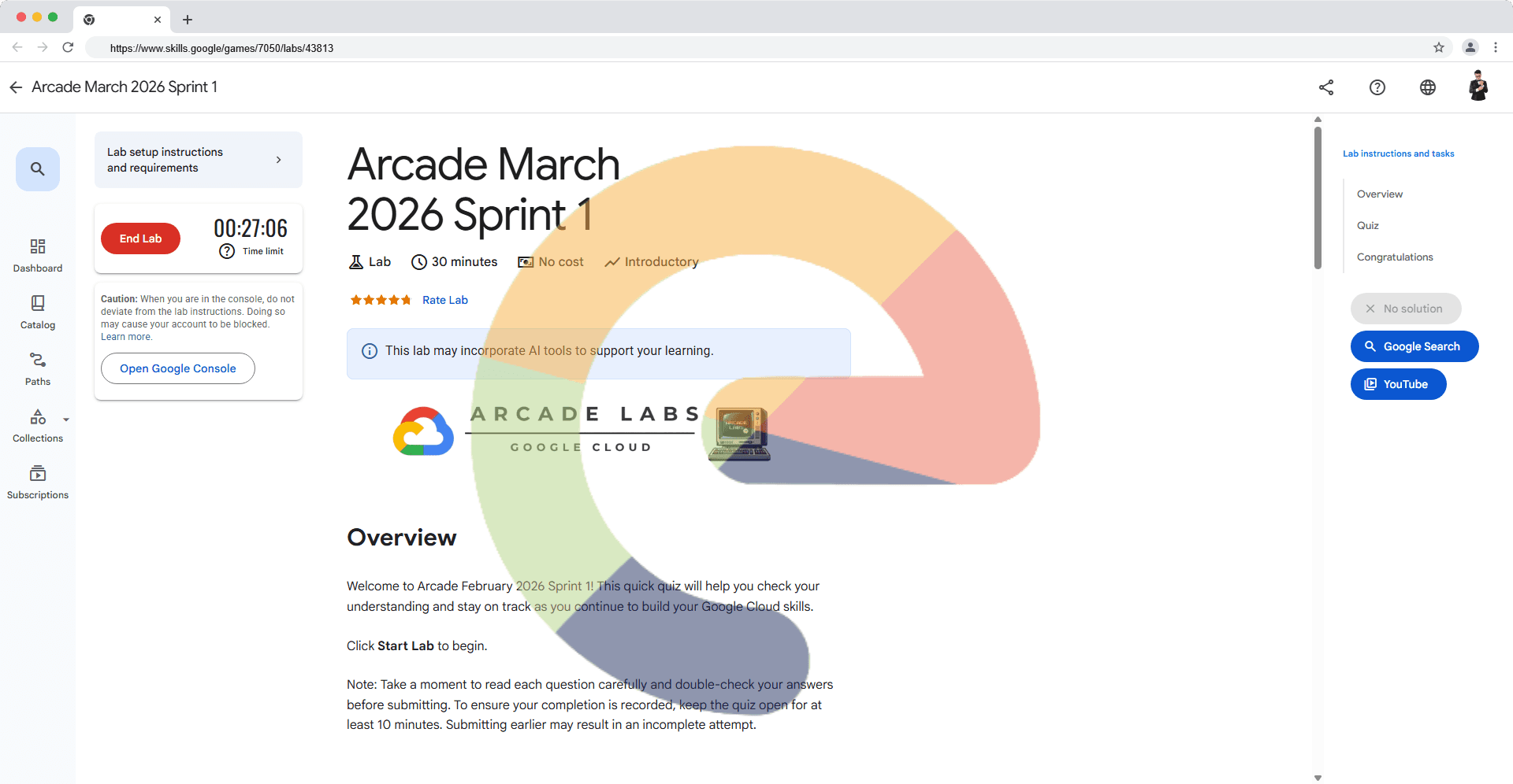 Arcade March 2026 Sprint 1 (Solution)