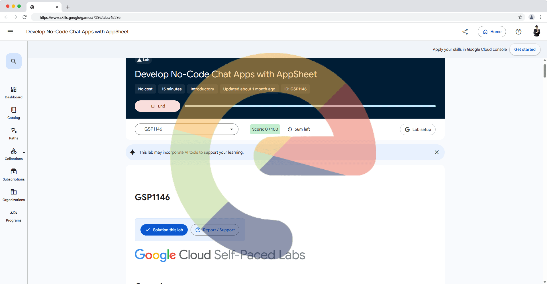 Develop No-Code Chat Apps with AppSheet - GSP1146