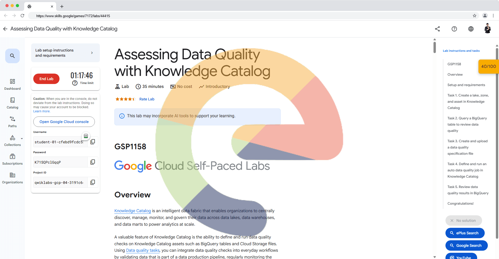 Assessing Data Quality with Knowledge Catalog - GSP1158