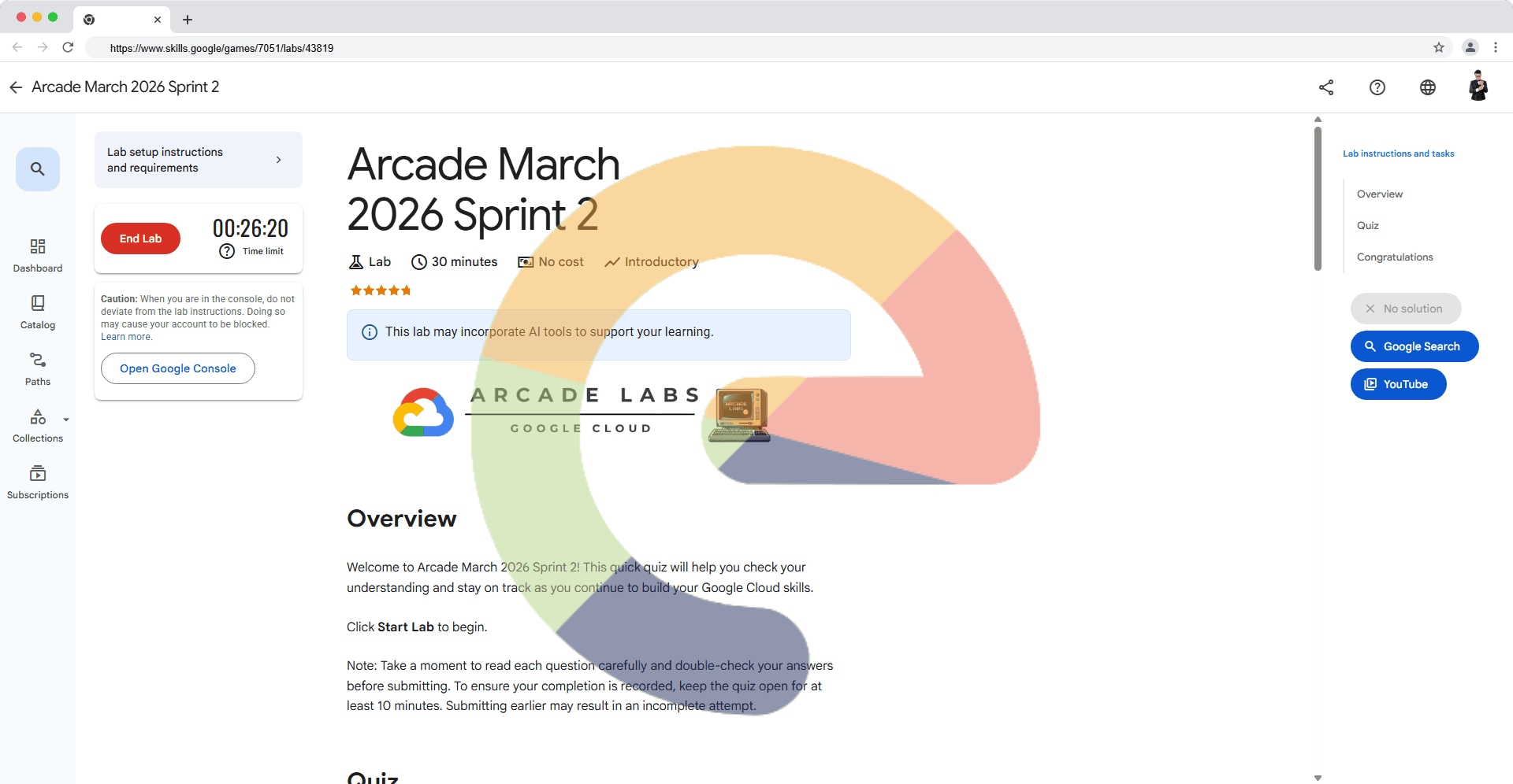 Arcade March 2026 Sprint 2 (Solution)