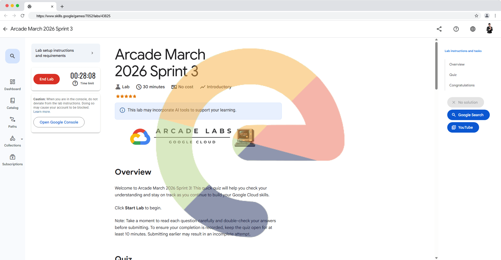 Arcade March 2026 Sprint 3 (Solution)