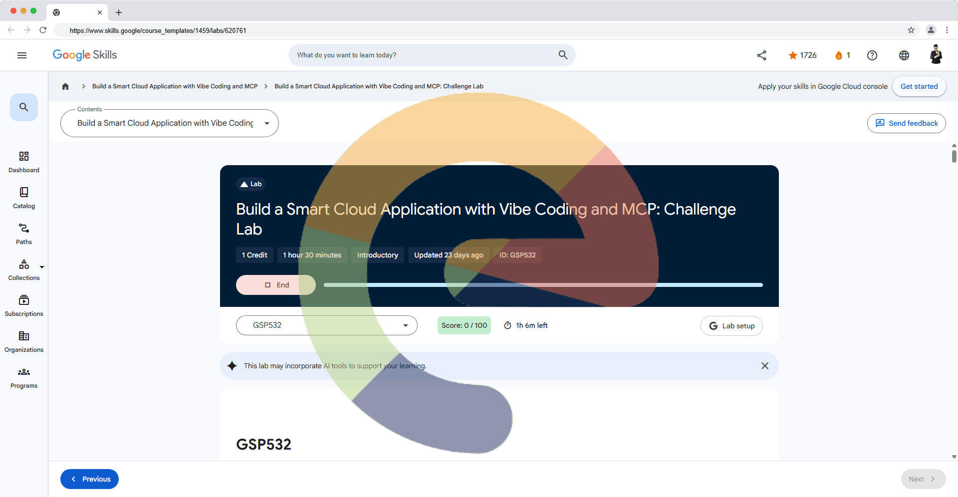 Build a Smart Cloud Application with Vibe Coding and MCP: Challenge Lab - GSP532